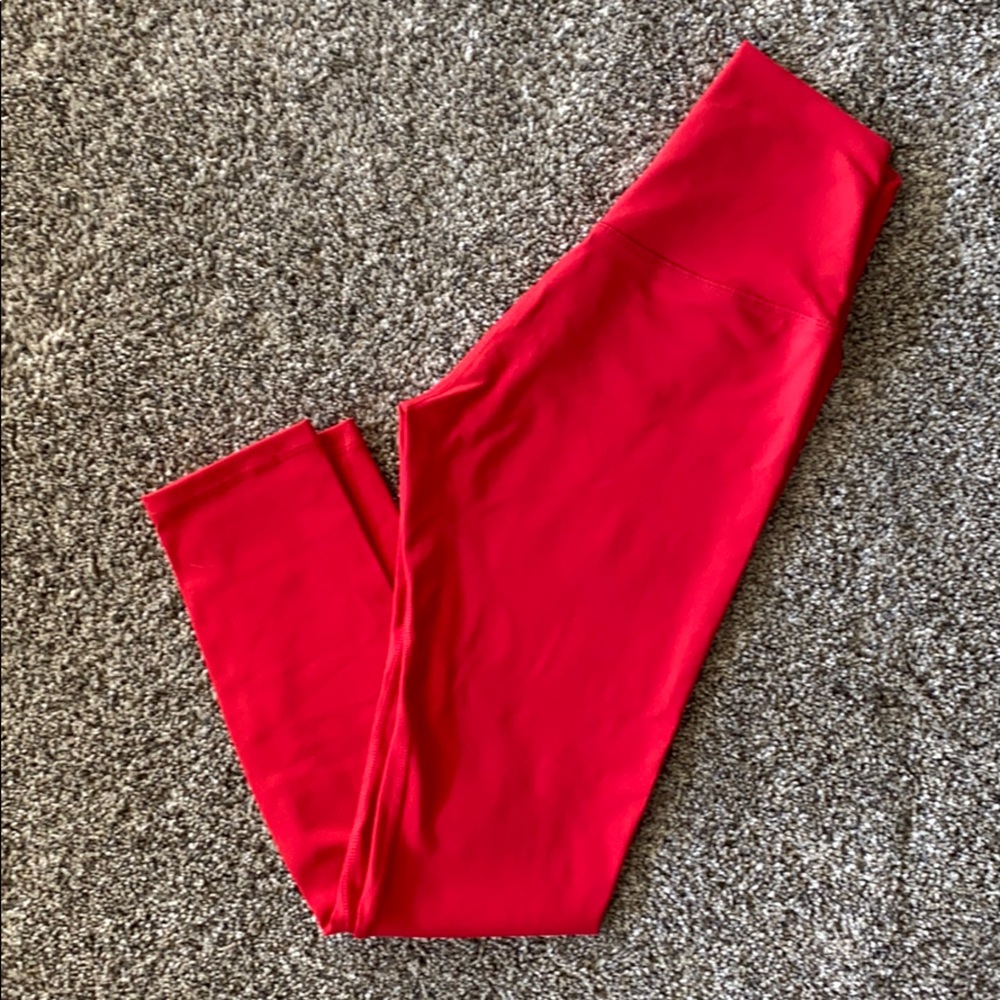 ZYIA - Red Ascend High Rise Capri - 20”